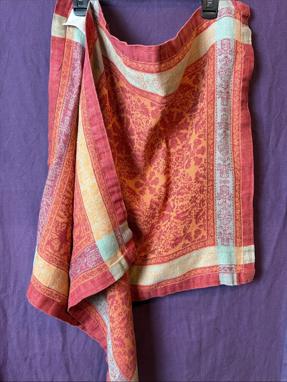 Williams Sonoma kitchen towels set of 2 100% linen